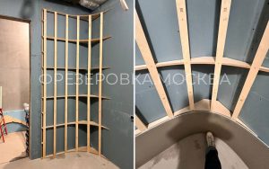 Перегородки из гипсокартона криволинейной формы