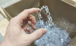 Фрезеровка монолитного поликарбоната 3 мм