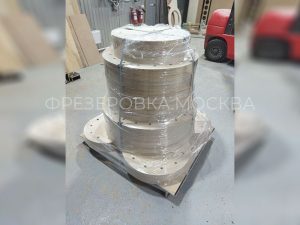 Фрезеровка и упаковка деталей из фанеры 40 мм