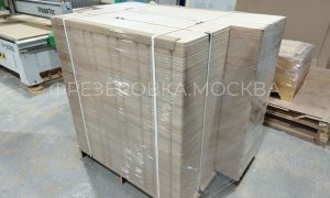 Фрезеровка и упаковка деталей из фанеры 15 мм